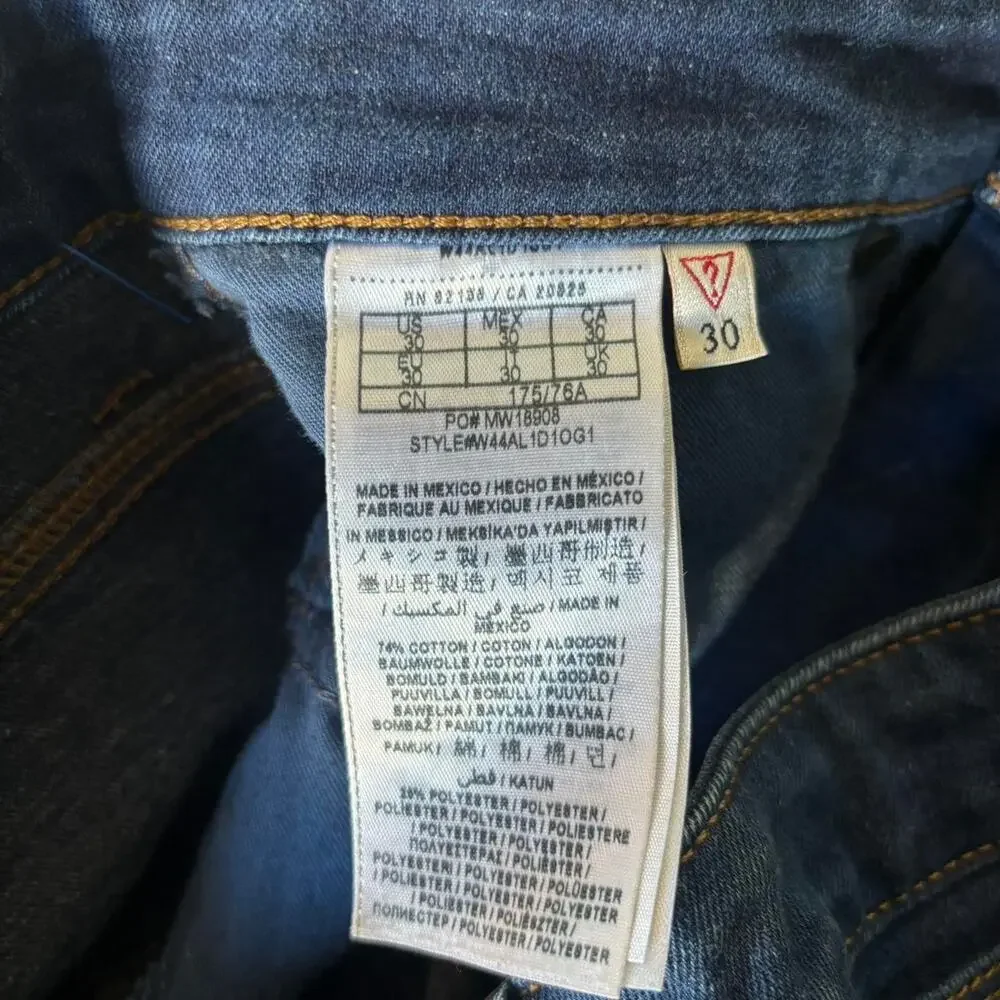 Guess blue denim shorts